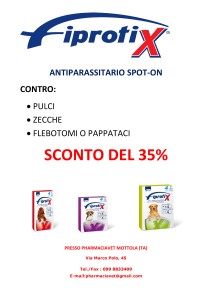 PROMOZIONE ANTIPARASSITARI  